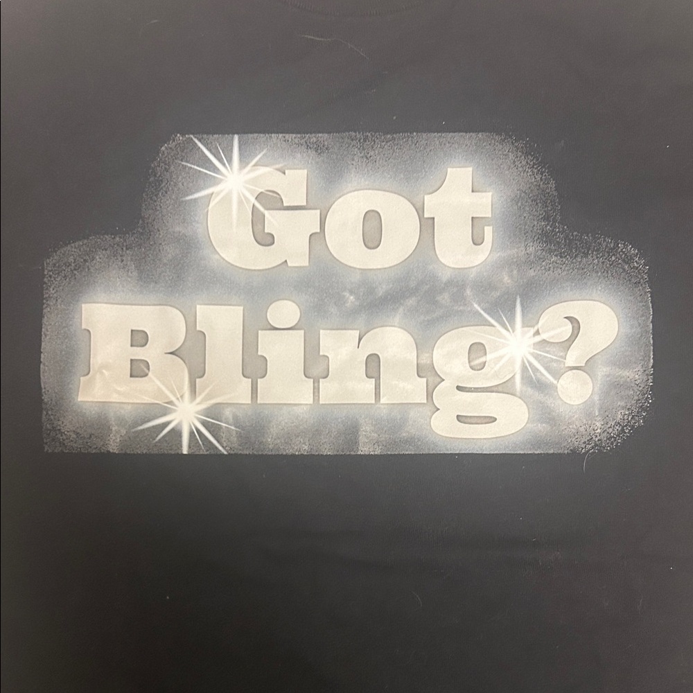 T-Shirt with 'Got Bling?' Graphic